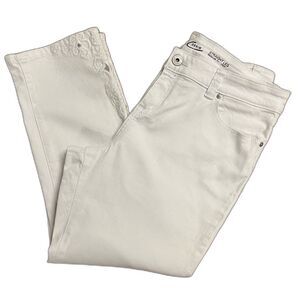 Inc Embroidered Straight Leg Crop